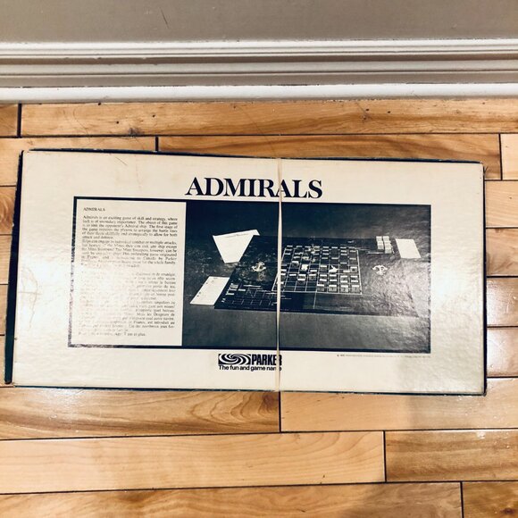 Admirals Strategy Board Game Vintage 1972 Parker Brothers COMPLETE Naval War - Picture 6 of 6